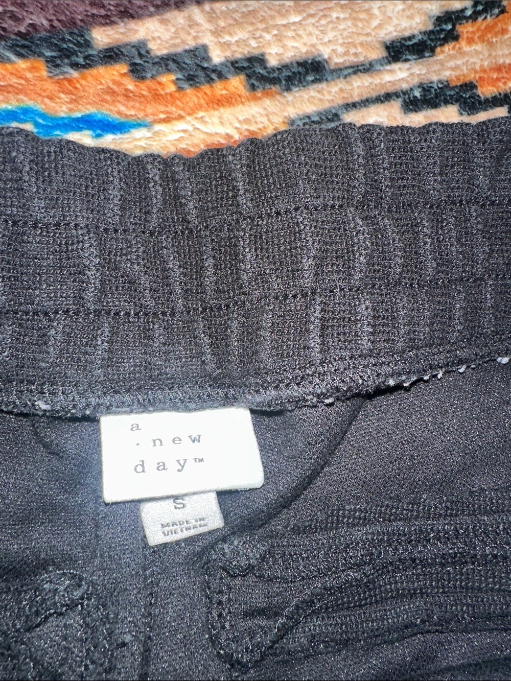 Black Drawstring Sweatpants - Picture 3 of 3